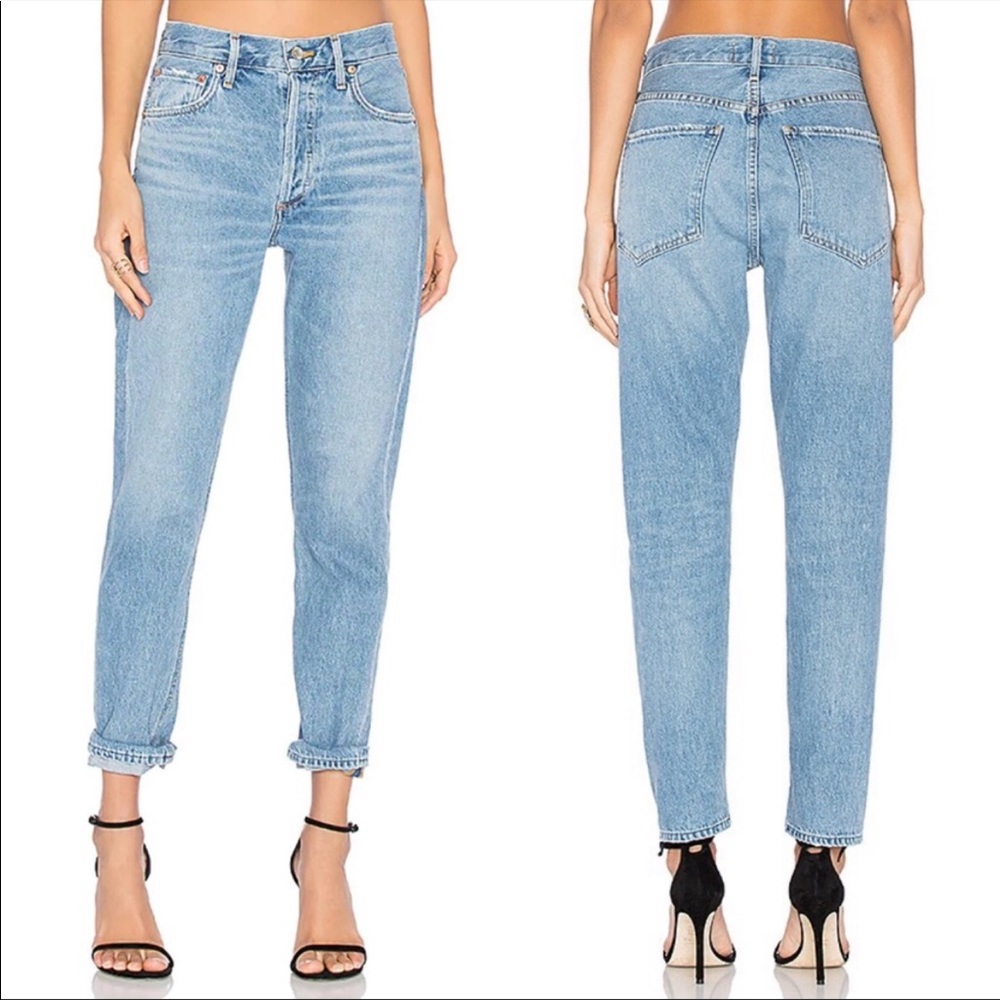 agolde jamie high rise classic jeans